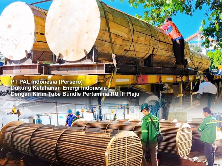 Proses Pengiriman Tube Bundle Batch 1 dari PT PAL Indonesia (Persero) Menuju PT Pertamina (Persero) RU III Plaju Palembang