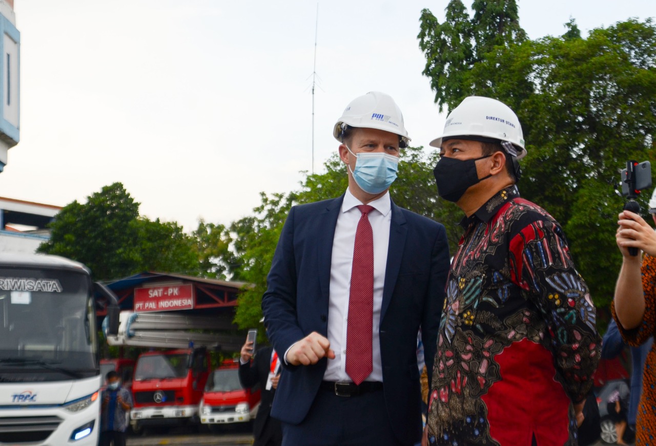 Momen Menlu Denmark Kagum dengan Rencana TIM 4.0 yang disampaikan Bapak Kaharuddin Djenod pada 21 November 2021. Sumber: Dokumentasi Perusahaan