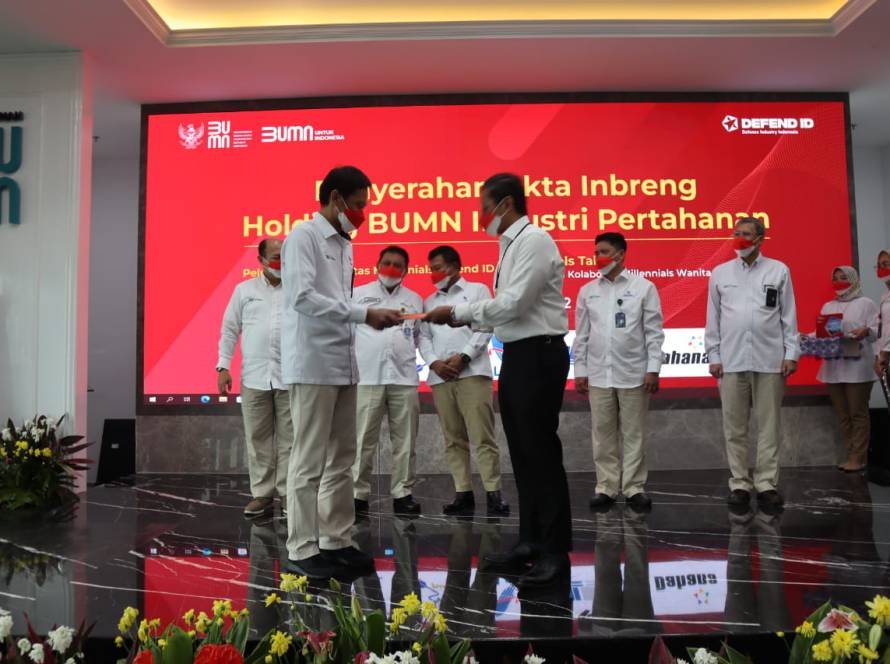 Akta Inbreng Ditandatangani, PT Len Industri Resmi Nakhodai Holding BUMN Industri Pertahanan Defend ID